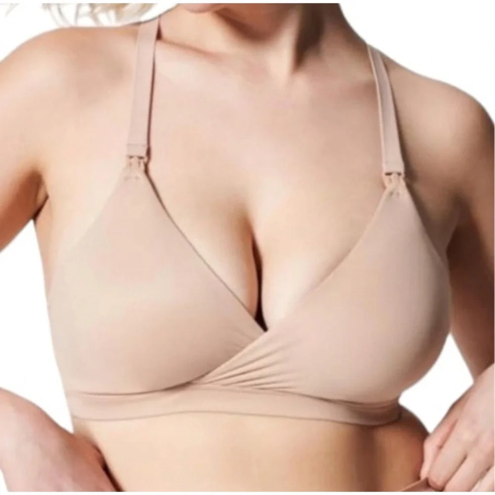 SPANX Women's Bra-llelujah! Mama Nursing Bra Size XL Naked 2.0 Style 30040R